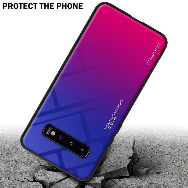 Produktbild Cadorabo TPU 2 Farben Glas Cover (Samsung Galaxy S10+)