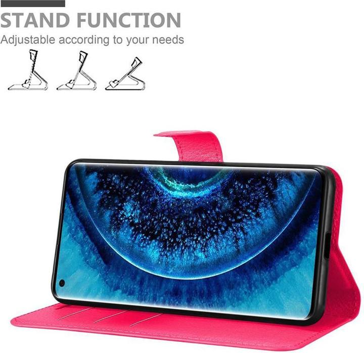 Actual product image Cadorabo Book with stand function cover (Oppo Find X2)