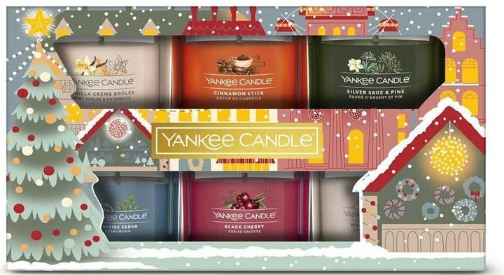 Produktbild Yankee Candle Passport to the Holidays Geschenkset mit gefüllten Votivkerzen (6-teilig)
