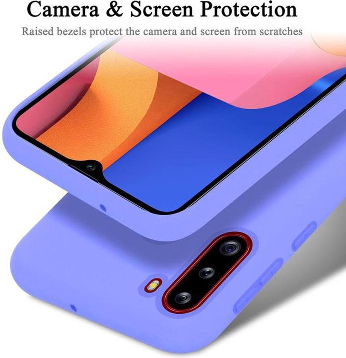 Actual product image Cadorabo TPU Liquid Silicone Case Cover (Samsung Galaxy A21)