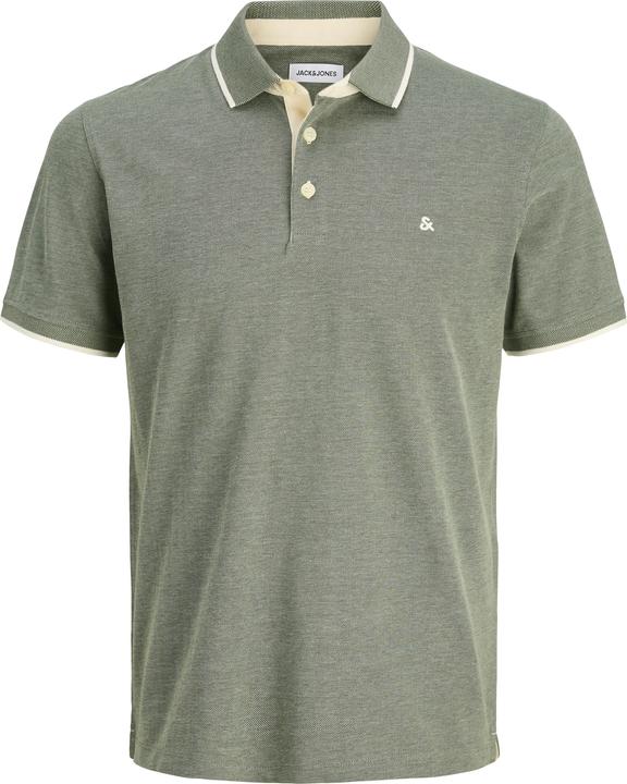 Actual product image Jack & Jones Single-coloured shirt collar polo shirt Poloshirt (XXL)