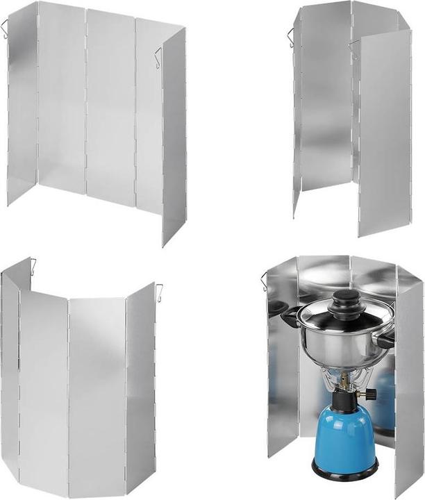 Immagine prodotto ProPlus Parabrezza da cucina in alluminio a 5 pezzi