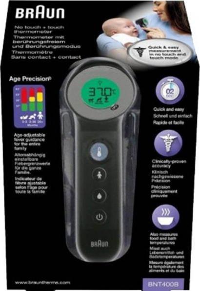 Actual product image Braun BNT 400B No Touch (Non-contact, Forehead)
