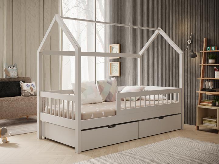 Immagine prodotto ADRK Furniture Letto da casa Galicja con materasso (140 x 70 cm)