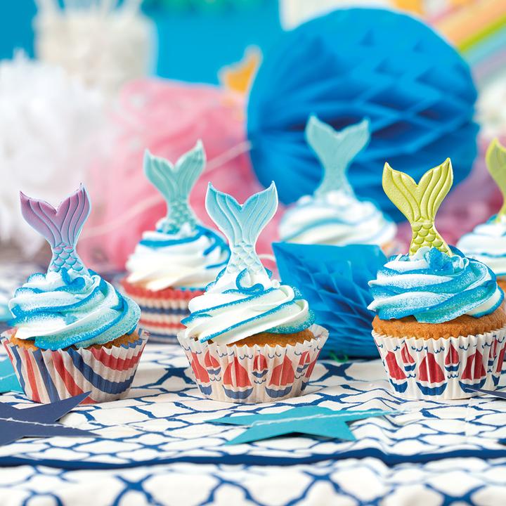 Actual product image Decora Sugar decoration mermaid fins (19 x)