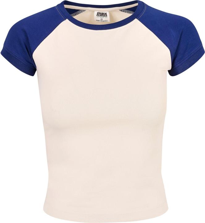 Urban Classics Ladies Organic Stretch Short Retro Baseball Tee