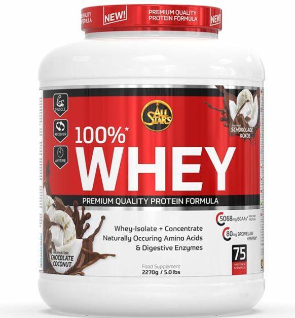 Actual product image All Stars 100% Whey Protein (Vanilla, 1 pcs., 2270 g)