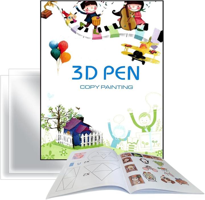 Produktbild Monox 3D Stift Big Pack, Starterset inkl. Filamente, Silikonmatte, Vorlagenheft - blau