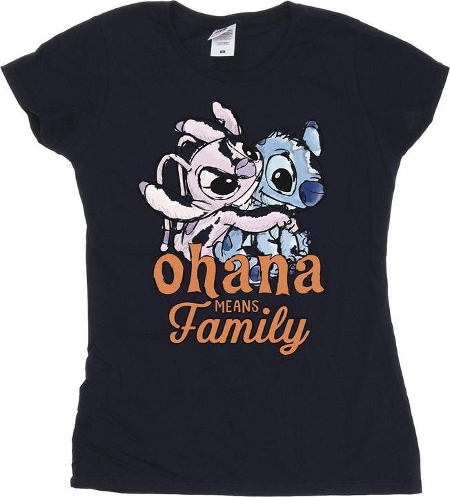 Produktbild Disney Lilo And Stitch Ohana Angel Hug TShirt (L)
