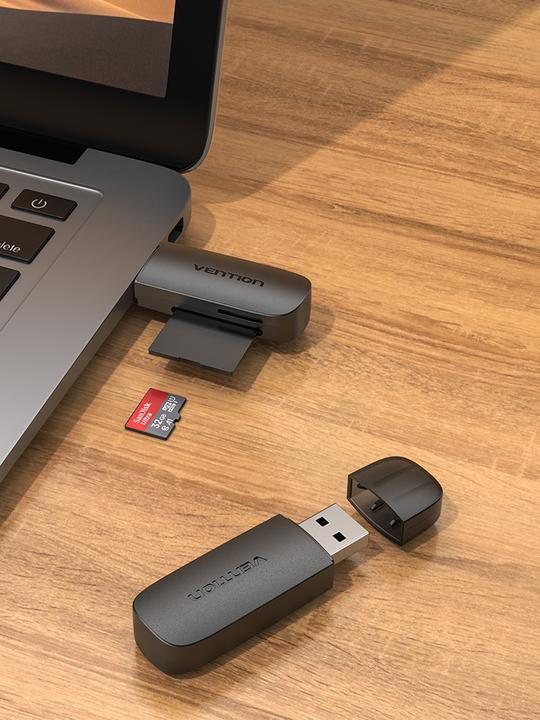 Image du produit Vention Lecteur de cartes SD/TF USB 3.0 A