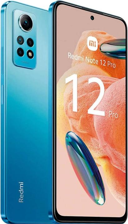 Actual product image Xiaomi Redmi Note 12 Pro 4G (256 GB, Glacier Blue, 6.67", Dual SIM, 108 Mpx, 4G)