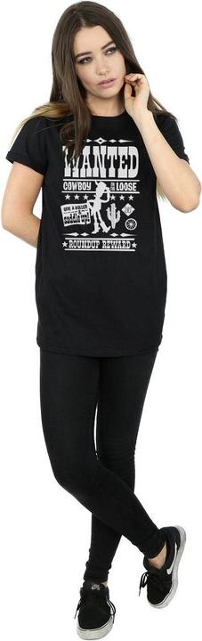 Actual product image Disney Womens/Ladies Toy Story Wanted Poster Cotton Boyfriend T-Shirt (XXL)