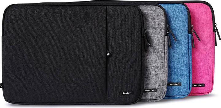 Actual product image Okade MacBook / laptop bag, 15.6 inch, T40, grey (15.60")