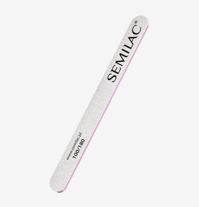 Actual product image Semilac Quality Straight file 100/180 1pc.