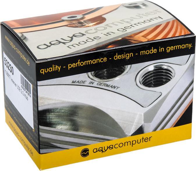 Actual product image Aqua Computer SPLITTY9 Splitter for up to 9 fans or aquabus devices (9 Fan)