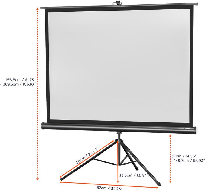 Produktbild Celexon Eco Stativ, Leinwand, 4:3 (65.35", 4:3)