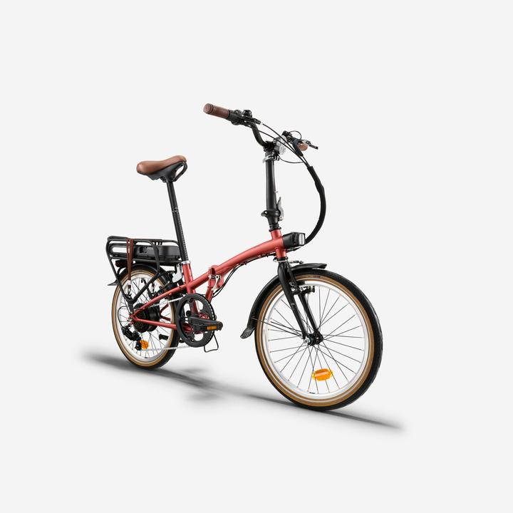 Image du produit Btwin Vélo pliant électrique e fold 500 rouge brique