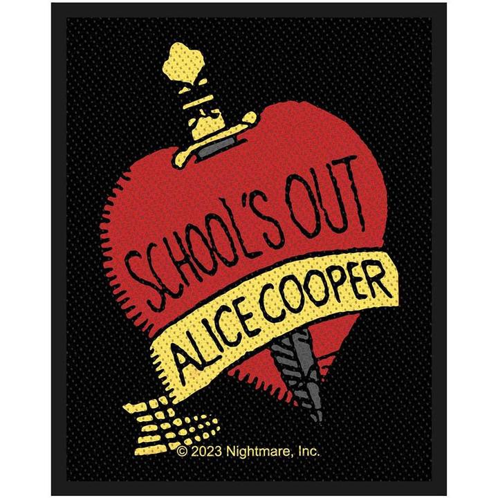 Alice Cooper School's Out Woven Patch