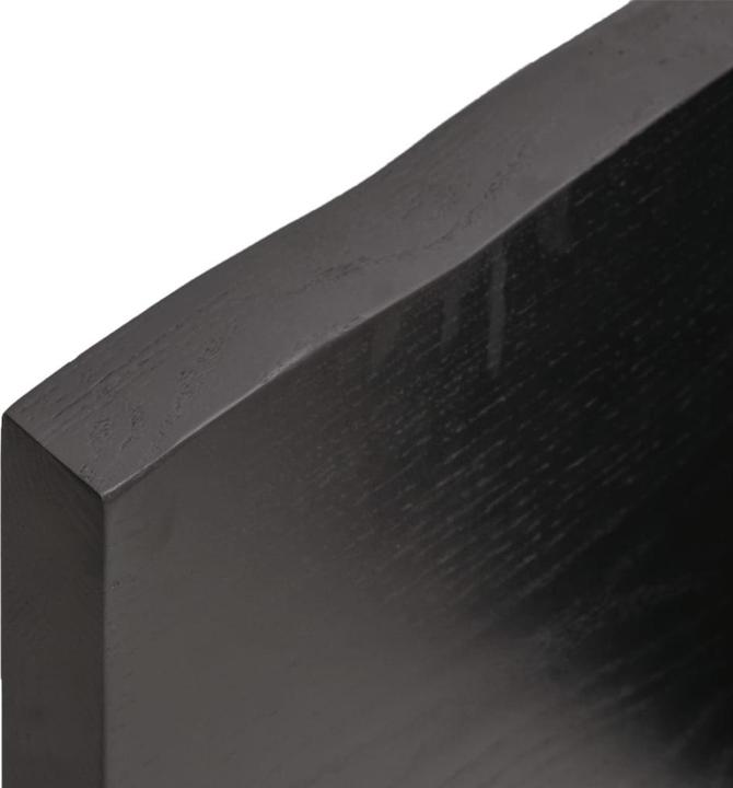 Actual product image VidaXL Tischplatte 100x50x4 cm Massivholz Eiche Behandelt (100 x 50 x 4 cm)