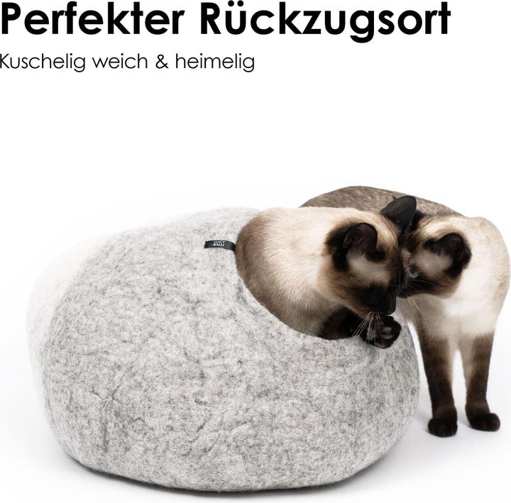 Immagine prodotto LucyBalu PEBBLE KatzenhÃ¶hle aus Filz (Gatto)