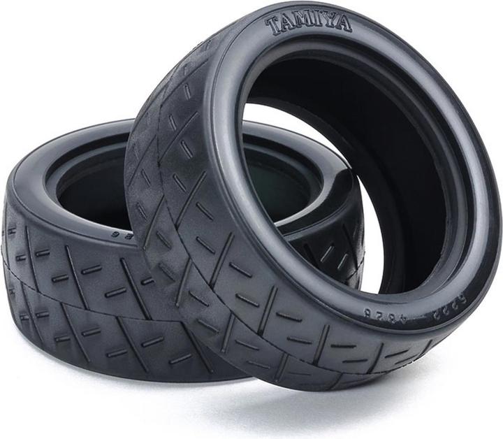 Actual product image Tamiya Racing tire semi-slicks