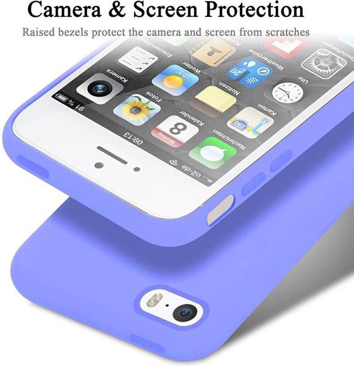 Immagine prodotto Cadorabo Copertura della cassa del silicone liquido TPU (Apple iPhone 5)