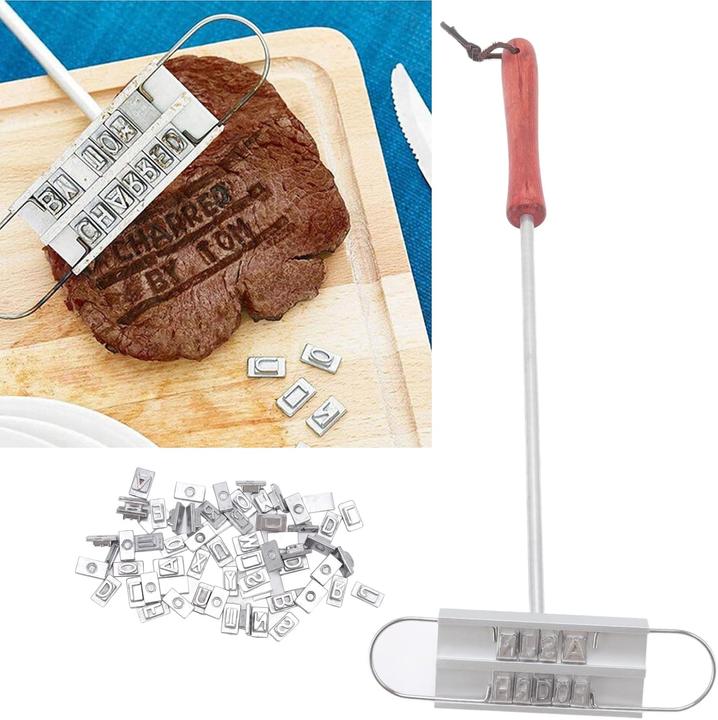 Image du produit Auhx Grill-Brandeisen für Steak, tragbar