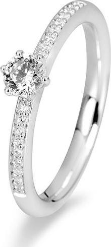 Immagine prodotto Breuning Anello di fidanzamento con pavé (52, Oro 750/18 K)