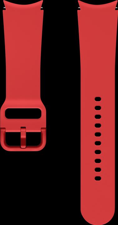 Samsung Ruban Sport 20mm M/L red (20 mm, Fluoroélastomère, Galaxy Watch, Galaxy Watch 4)