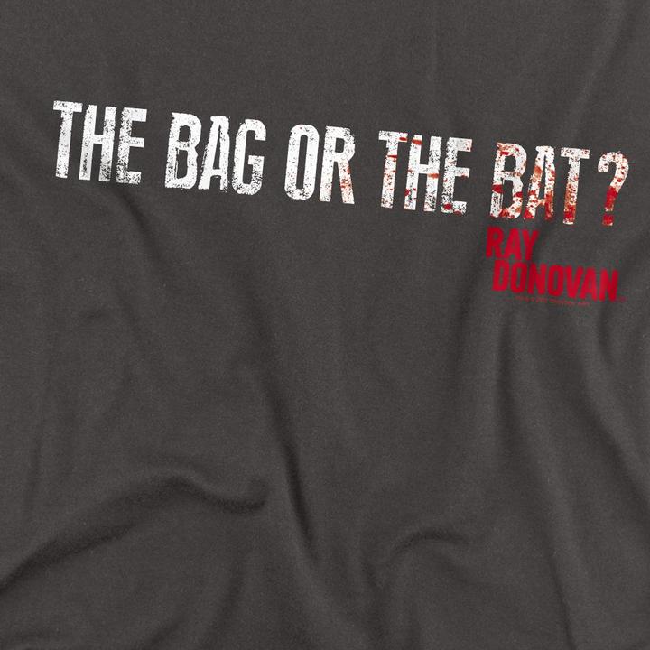 Actual product image Ray Donovan Unisex Adult Bag Or Bat T-Shirt (M)