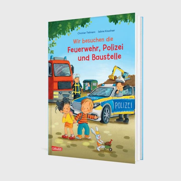 Actual product image Max picture books: We visit the fire brigade, police and building site (German)