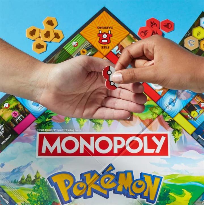 Image du produit Hasbro Monopoly Pokémon Edition Board Game - English Version (Anglais)