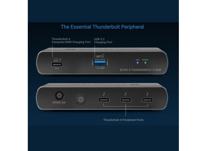 Actual product image Sonnet Echo 5 (Thunderbolt, 5 Ports)