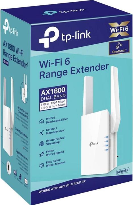 Actual product image TP-Link RE605X (1201 Mbit/s, 574 Mbit/s)