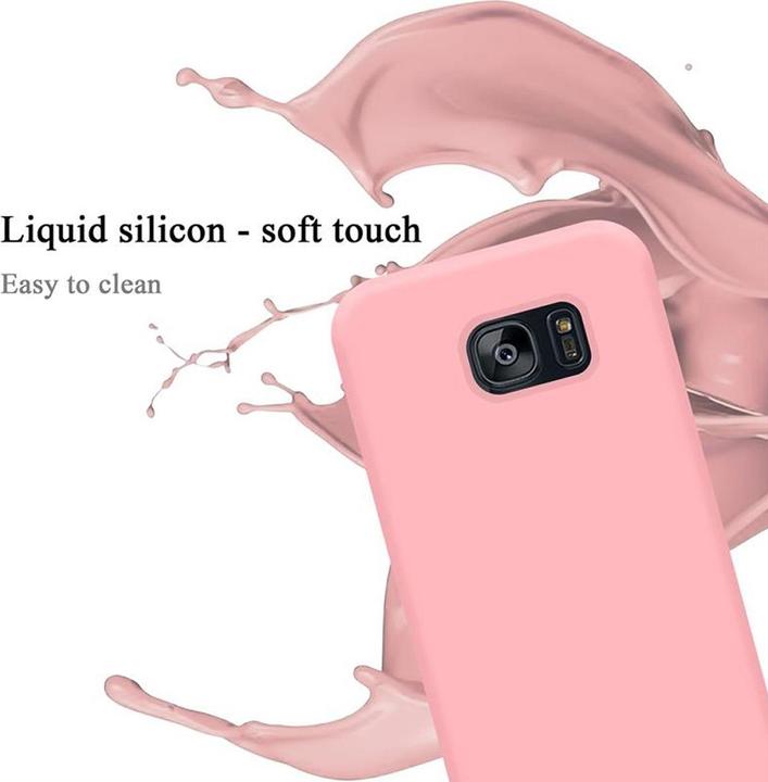 Actual product image Cadorabo TPU Liquid Silicone Case Cover (Samsung Galaxy S7 Edge)
