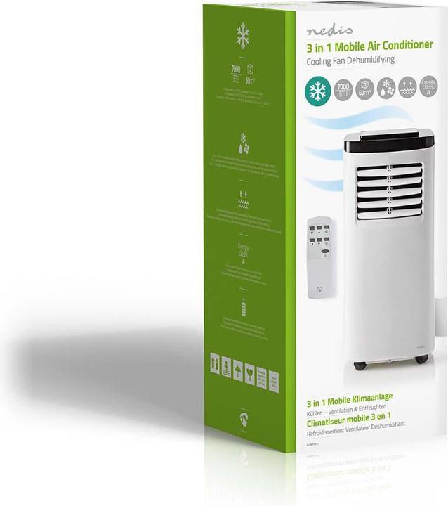 Actual product image Nedis Mobile Air Conditioner ACMB1WT7 (60 m², 7000 BTU/h)