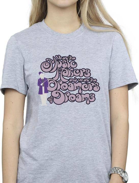 Image du produit Willy Wonka & the Chocolate Factory - T-shirt DREAMERS TEXT - Femme (XL)