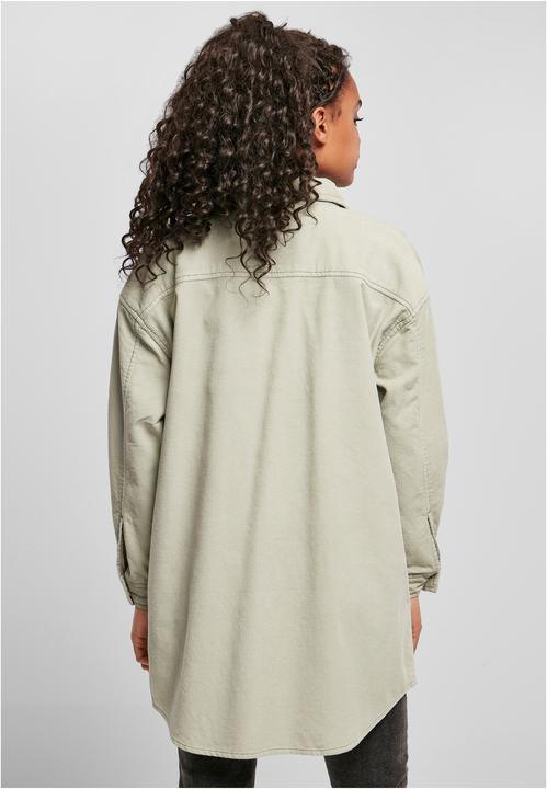 Image du produit Urban Classics Surchemise longue en velours côtelé pour femmes (S)