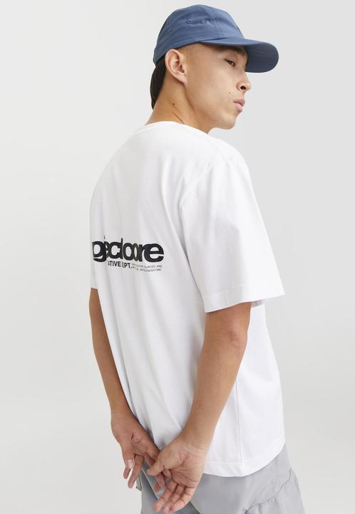 Produktbild Jack & Jones Rückenprint Rundhalsausschnitt T-shirt T-shirt (XS)