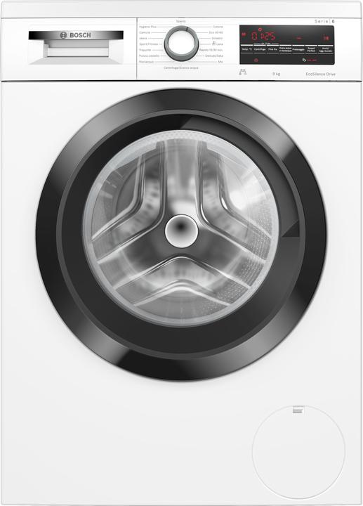 Image du produit Bosch Hausgeräte Série 6 Lave-linge à chargement frontal 9 kg 1400 UmA ITModèle (9 kg, Gauche, Prise UE)