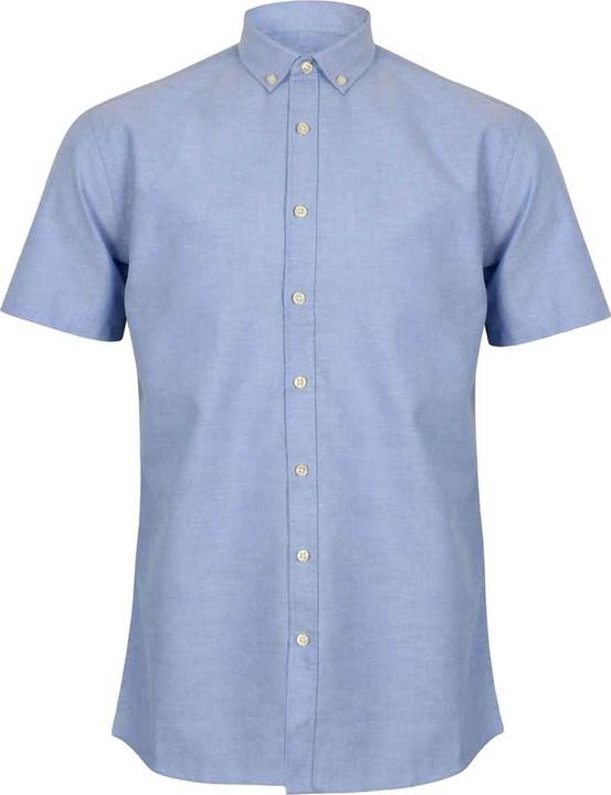 Actual product image Henbury Mens Modern Short Sleeve Oxford Shirt (S)