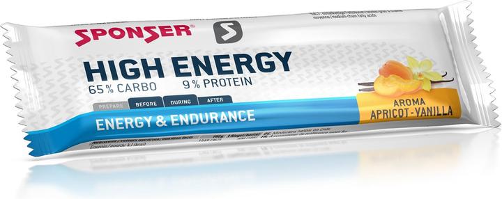 Sponser high energy bar (Apricot tree, Vanilla, 30 pcs., 1350 g)