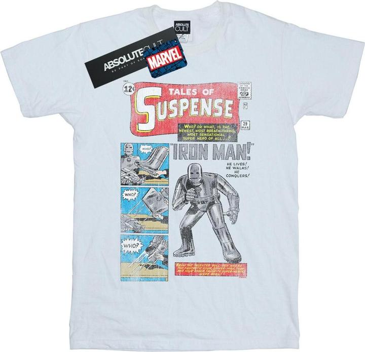 Actual product image Mens Iron Man Distressed Tales Of Suspense T-Shirt (3XL)