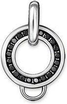 Image du produit Hermex Connecteur Charm pendentif strass argenté - Argenté (Alliage métallique, Plaqué argent)