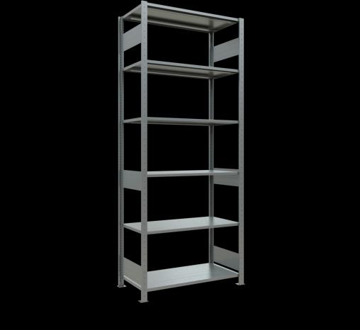 Immagine prodotto Schulte Lagertechnik Sistema di scaffalature di base senza viti MULTIplus150 con ripiani di lunghezza