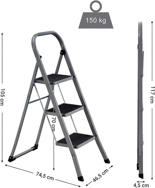 Actual product image Songmics Folding step (Folding step, 105 cm)