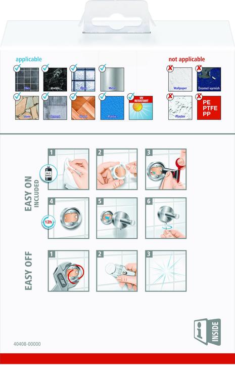 Actual product image tesa DELUXXE soap dispenser incl. adhesive solution without drilling