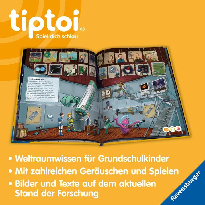 Actual product image tiptoi Der Weltraum: Raumfahrt, Sterne und Planeten (German, Michael Büker, Marco Armbruster, 2023)