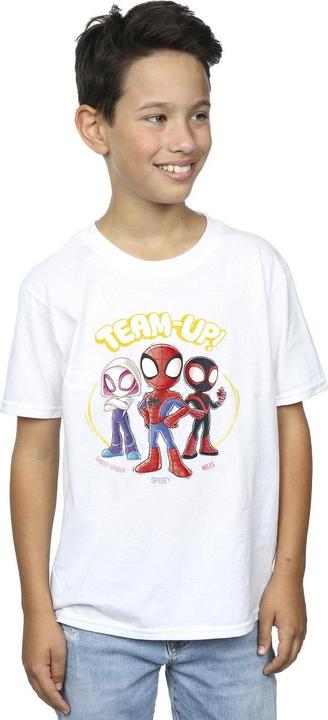 Actual product image Boys Spidey And His Amazing Friends Sketch T-Shirt (140, 146)