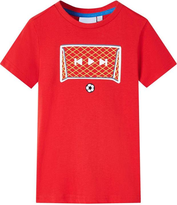 Produktbild VidaXL Kinder-T-Shirt Rot 140,Material: 100 % Baumwolle,Farbe (140)